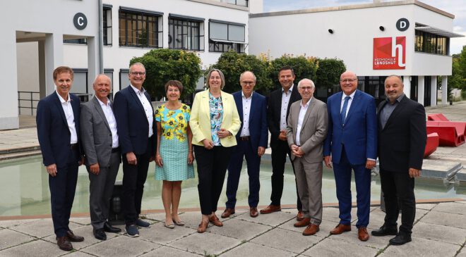 Ehrungsabend für Unterstützer der Hochschule Landshut