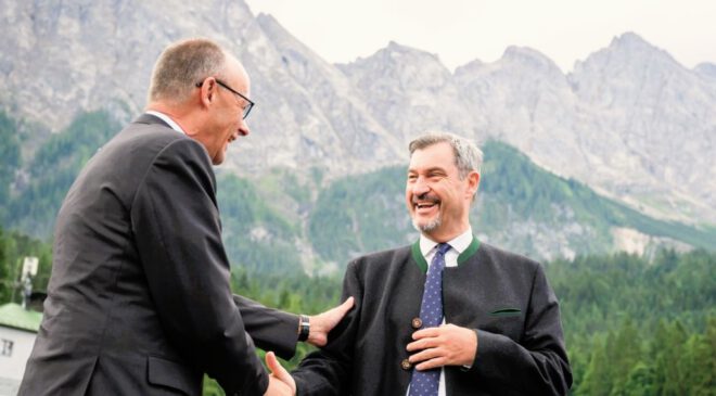 KABINETTSSITZUNG auf der ZUGSPITZE mit Bundeskanzler Friedrich MERZ
