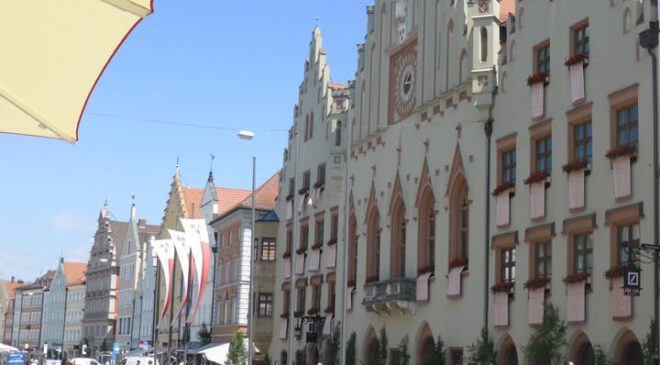 VERKEHRSFÜHRUNG in Landshut an FRONLEICHNAM