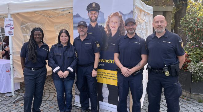 SICHERHEITSWACHT präsentiert sich beim „FEST der KULTUREN“ in Landshut
