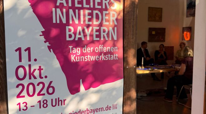 EINLADUNG zu ATELIERS in NIEDERBAYERN – TAG der offenen KUNSTWERKSTATT 2026