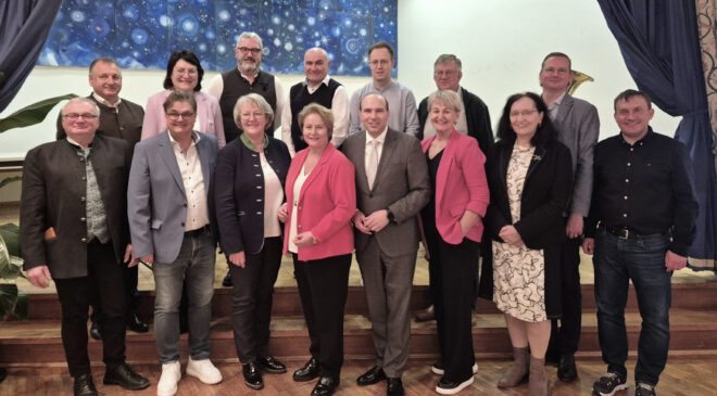 Claudia GEILERSDORFER legte beim Abschluss der Kreis-CSU ihre ZIELE für den Landkreis dar