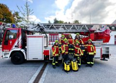 Feuerwehr LANDSHUT führt LEHRGANG zum „Modul ABSTURZSICHERUNG“ durch
