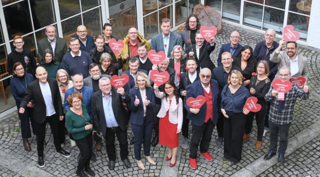 SPD LANDSHUT stellt Liste für KOMMUNALWAHL 2026 auf – Sozial. Gerecht. LANDSHUT – LIEBE ist rot.