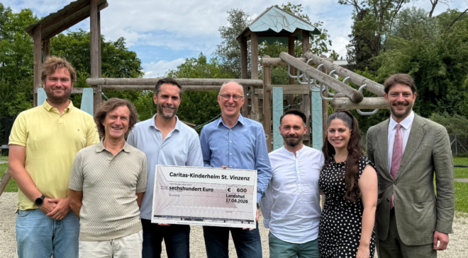 SPENDENÜBERGABE an das CARITAS-KINDERHEIM St. Vinzenz Landshut