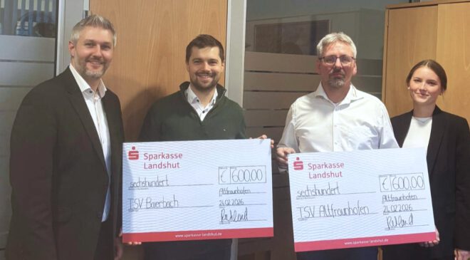 SPARKASSE Landshut unterstützt SPORTNACHWUCHS