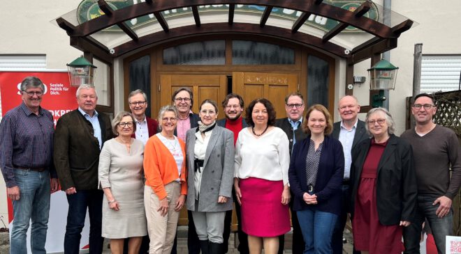 WAHLABSCHLUSS der SPD BODENKIRCHEN beim FRÜHSCHOPPEN in BINABIBURG