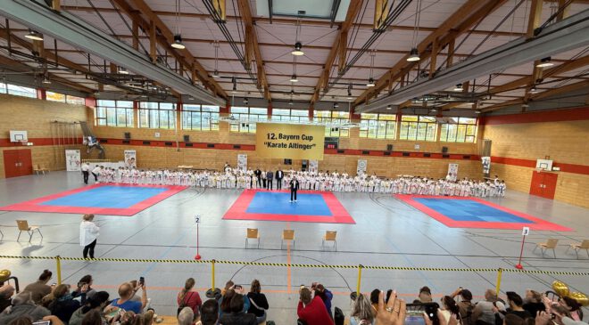 12. Bayern CUP bei Karate ALTINGER begeistert in ROTTENBURG an der Laaber