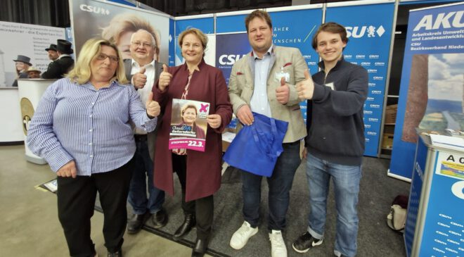 Große PRÄSENTATION der AKU-CSU auf der diesjährigen UMWELTMESSE in Landshut