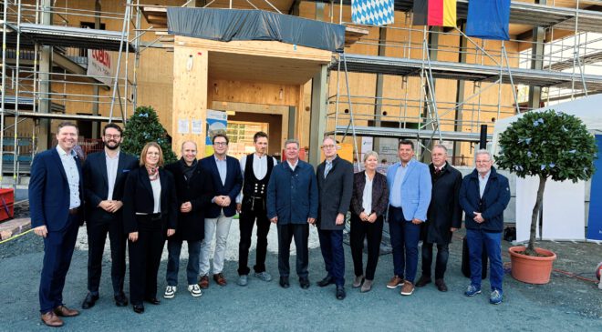 RICHTFEST mit BAUMINISTER BERNREITER